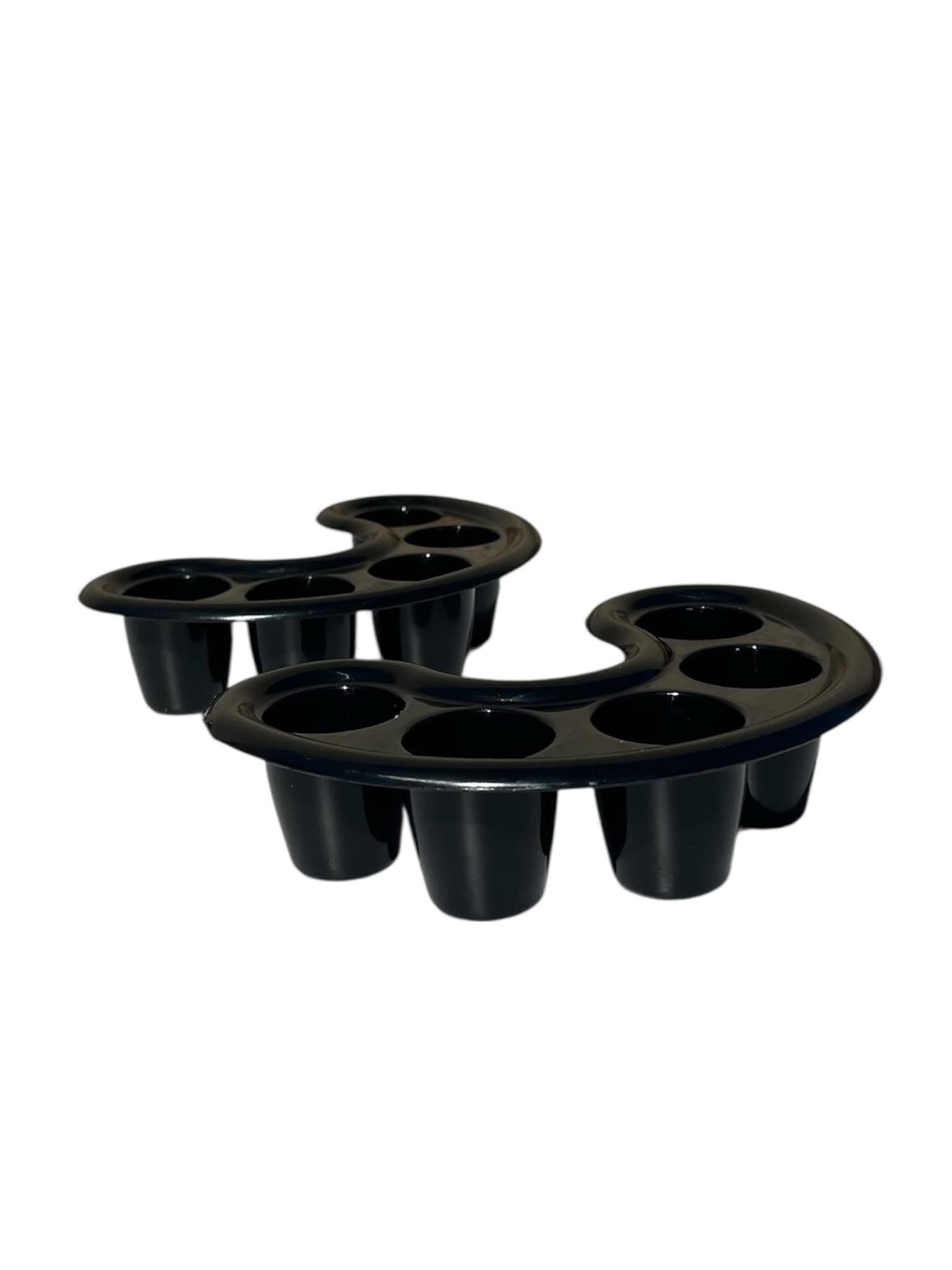 x2 Bols de Manucure noir 15 cm – Kyvora