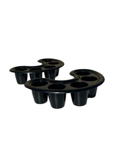 x2 Bols de Manucure noir 15 cm – Kyvora