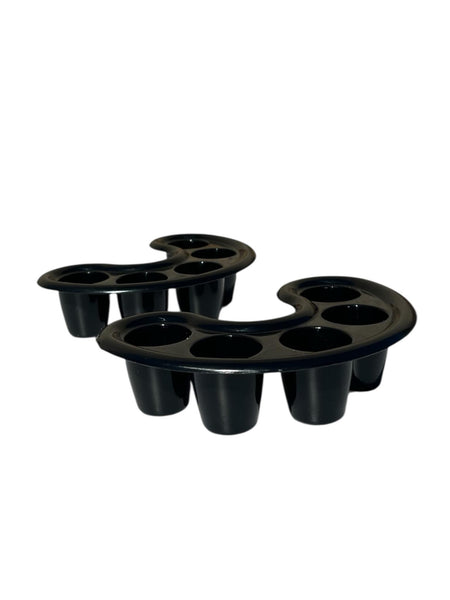 x2 Bols de Manucure noir 15 cm – Kyvora