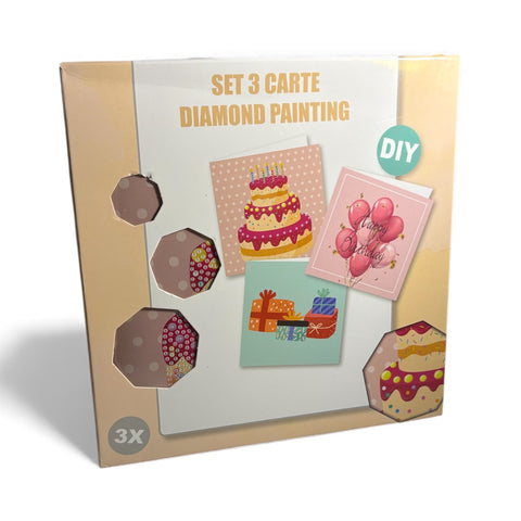 x3 Cartes à Diamanter – DIY Anniversaire