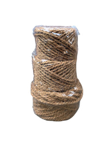 x3 cordes de jute en coco 50 m – Ø 3,5 / 4,5 / 7 mm