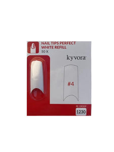x50 Faux-Ongles Blancs – kyvora #4
