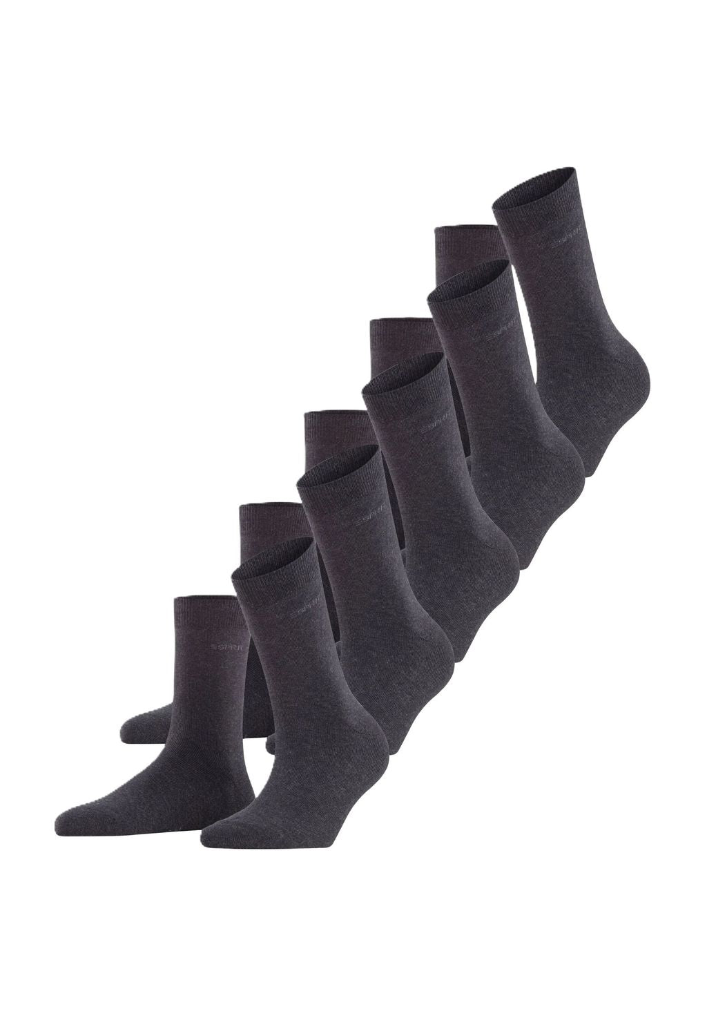 x5 paires de chaussettes Esprit - Femme - Noir clair