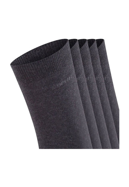 x5 paires de chaussettes Esprit - Femme - Noir clair