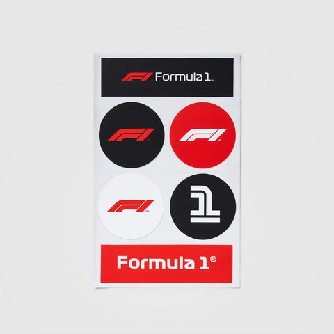 x6 Stickers Stiched F1 Formula 1
