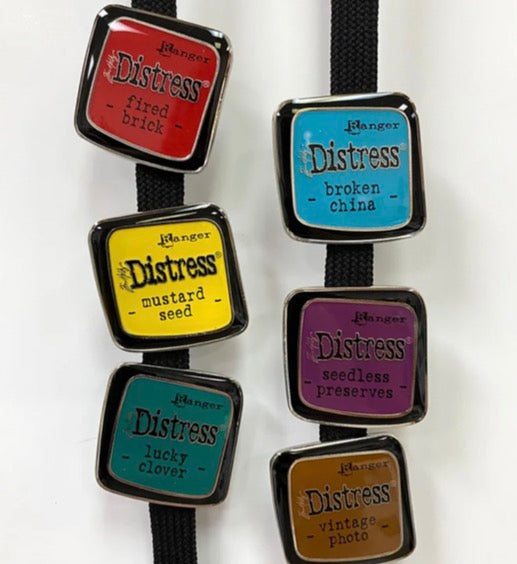 x6 pins Ranger Détresse émaillés multicolores