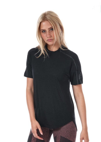 T-shirt Adidas Femme Noir