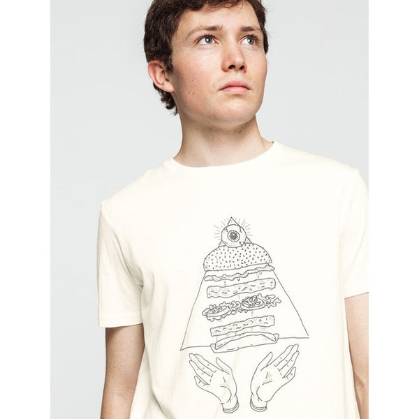 T-shirt illuminati Ecru Homme