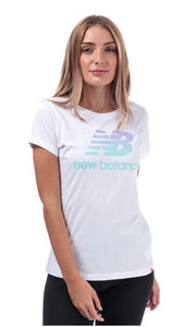 T-shirt New Balance Femme Blanc