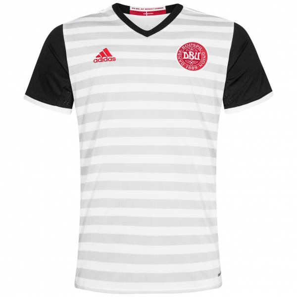 Maillot Adidas Danemark Blanc Gris Noir