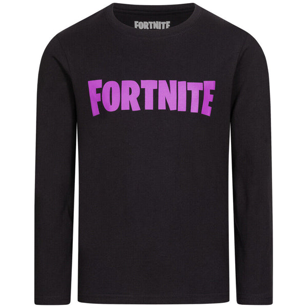 Sweat-shirt Fortnite Garçon Noir/Violet