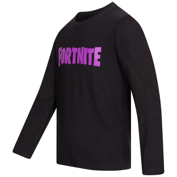 Sweat-shirt Fortnite Garçon Noir/Violet