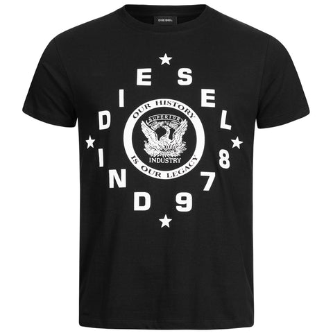 T-shirt Diesel Noir Homme