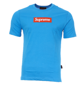 T shirt Supreme Bleu Homme