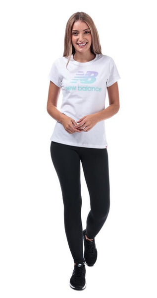 T-shirt New Balance Femme Blanc